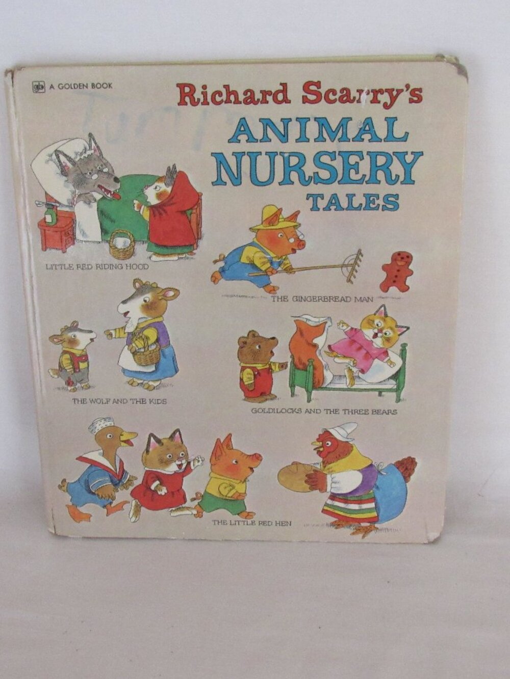 Richard Scarry's ANIMAL NURSERY TALES Hardcover Book 1976
